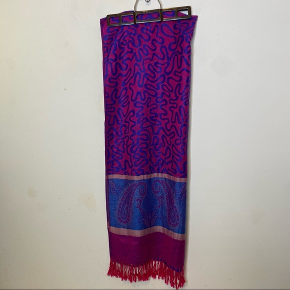 NWT Pashmina 100% Pashmina Cashmere Scarf/ Shawl - Picture 6 of 12